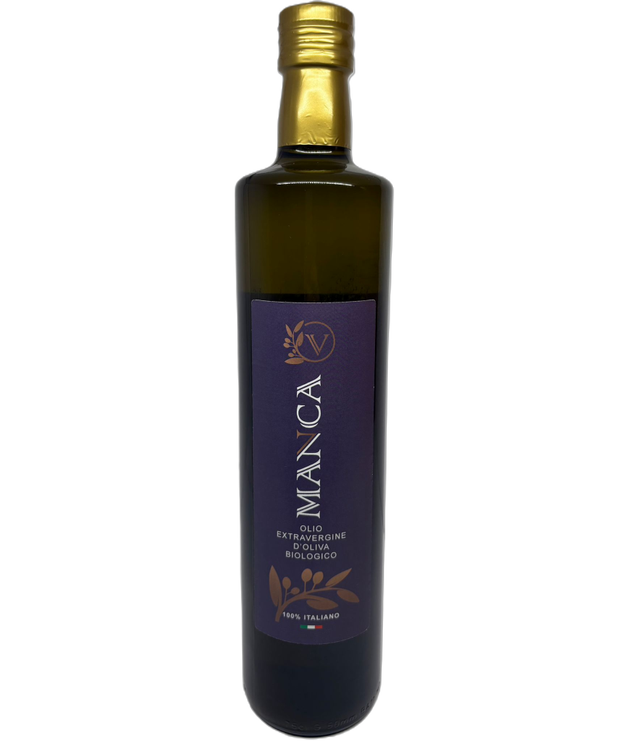Bottiglia Manca – Olio Extravergine d'Oliva Biologico